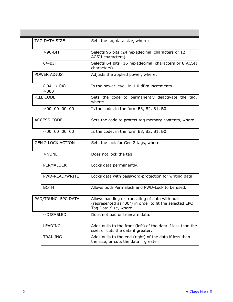 Datamax-O'Neil A-Class Mark II Operator’s Manual User Manual | Page 52 / 160