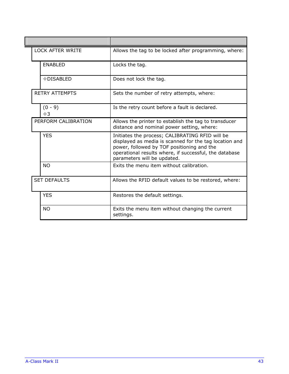 Datamax-O'Neil A-Class Mark II Operator’s Manual User Manual | Page 53 / 160