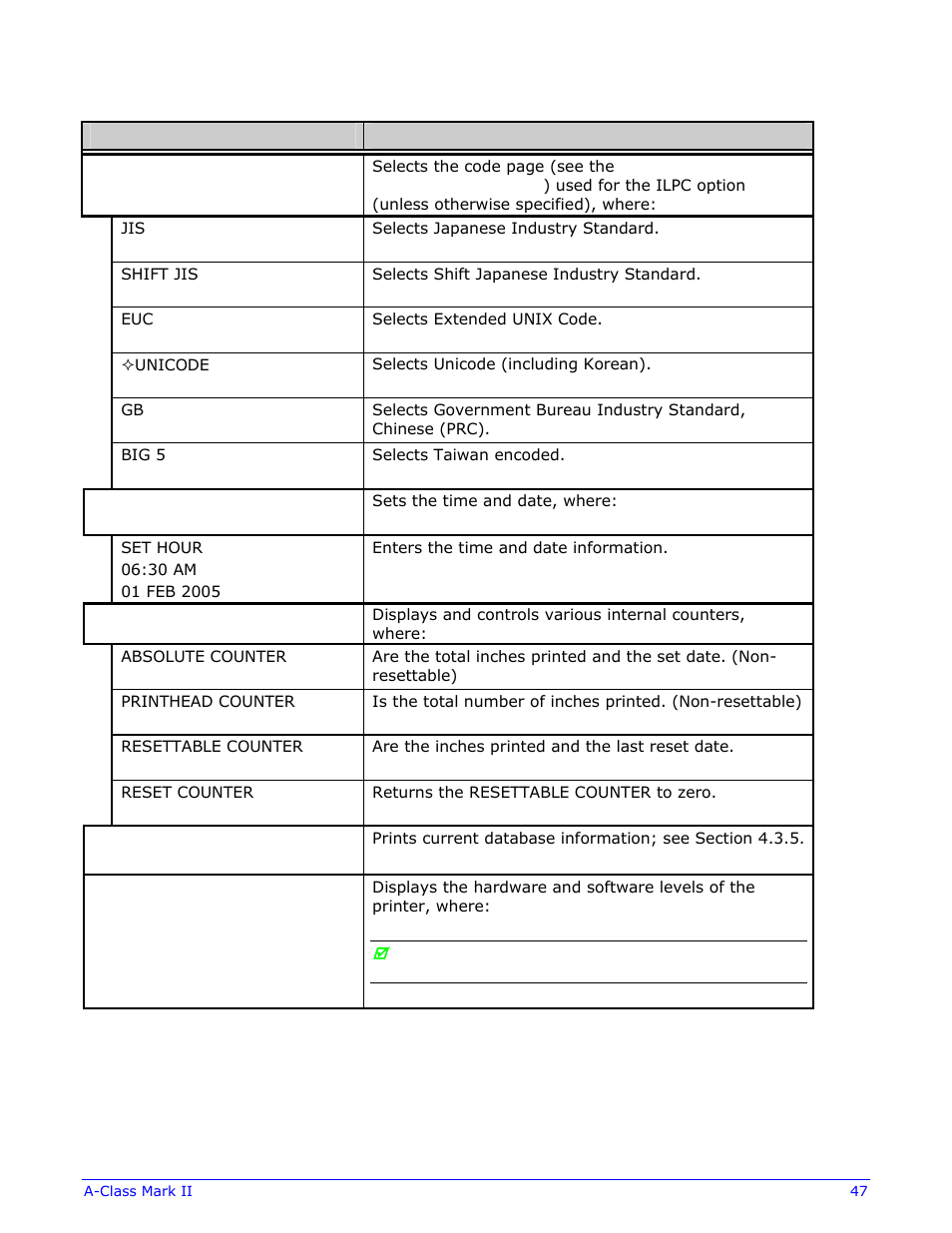 Datamax-O'Neil A-Class Mark II Operator’s Manual User Manual | Page 57 / 160