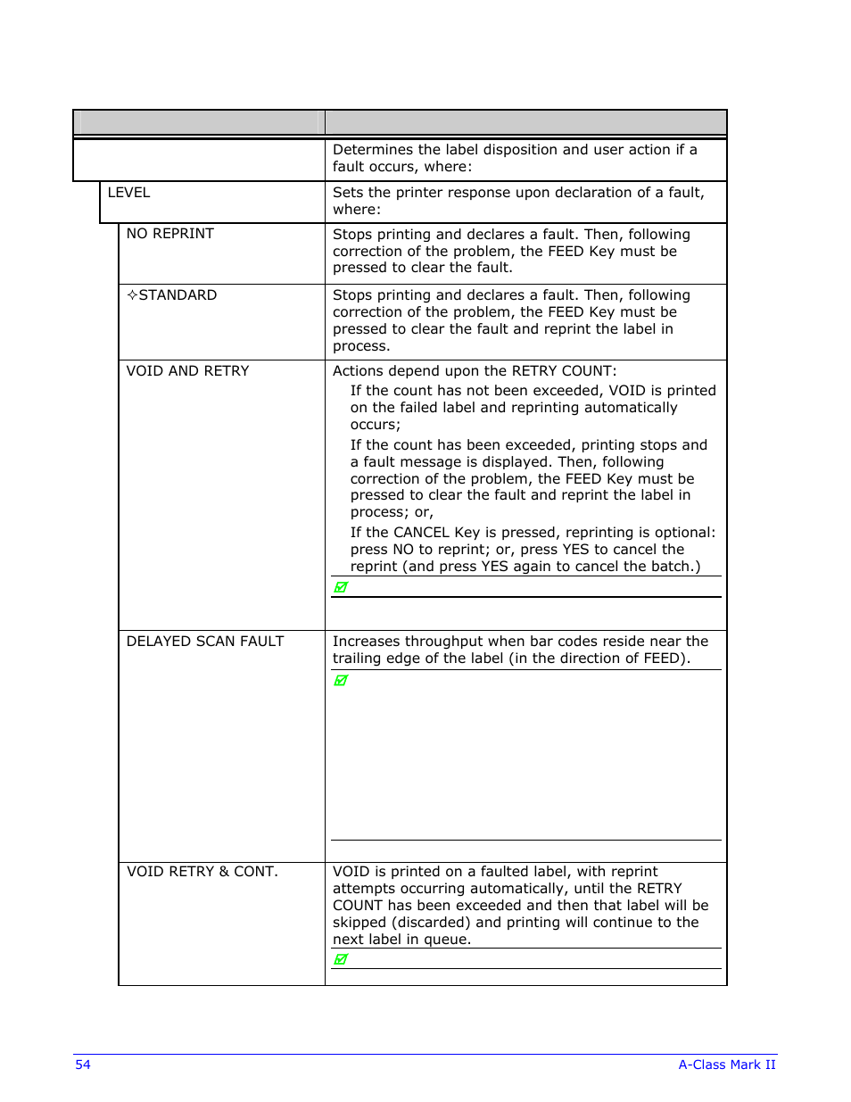 Datamax-O'Neil A-Class Mark II Operator’s Manual User Manual | Page 64 / 160