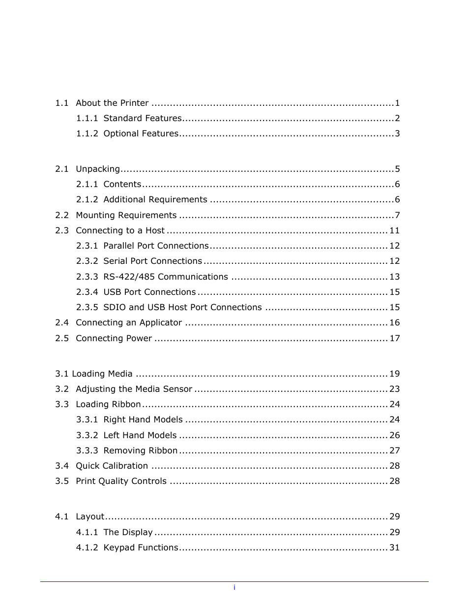 Datamax-O'Neil A-Class Mark II Operator’s Manual User Manual | Page 7 / 160