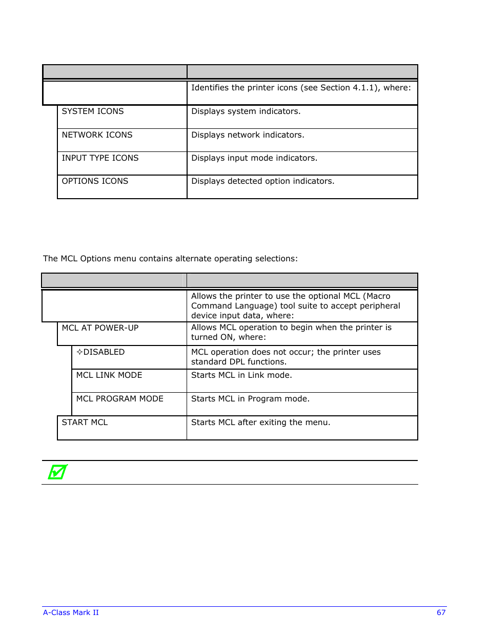 Datamax-O'Neil A-Class Mark II Operator’s Manual User Manual | Page 77 / 160