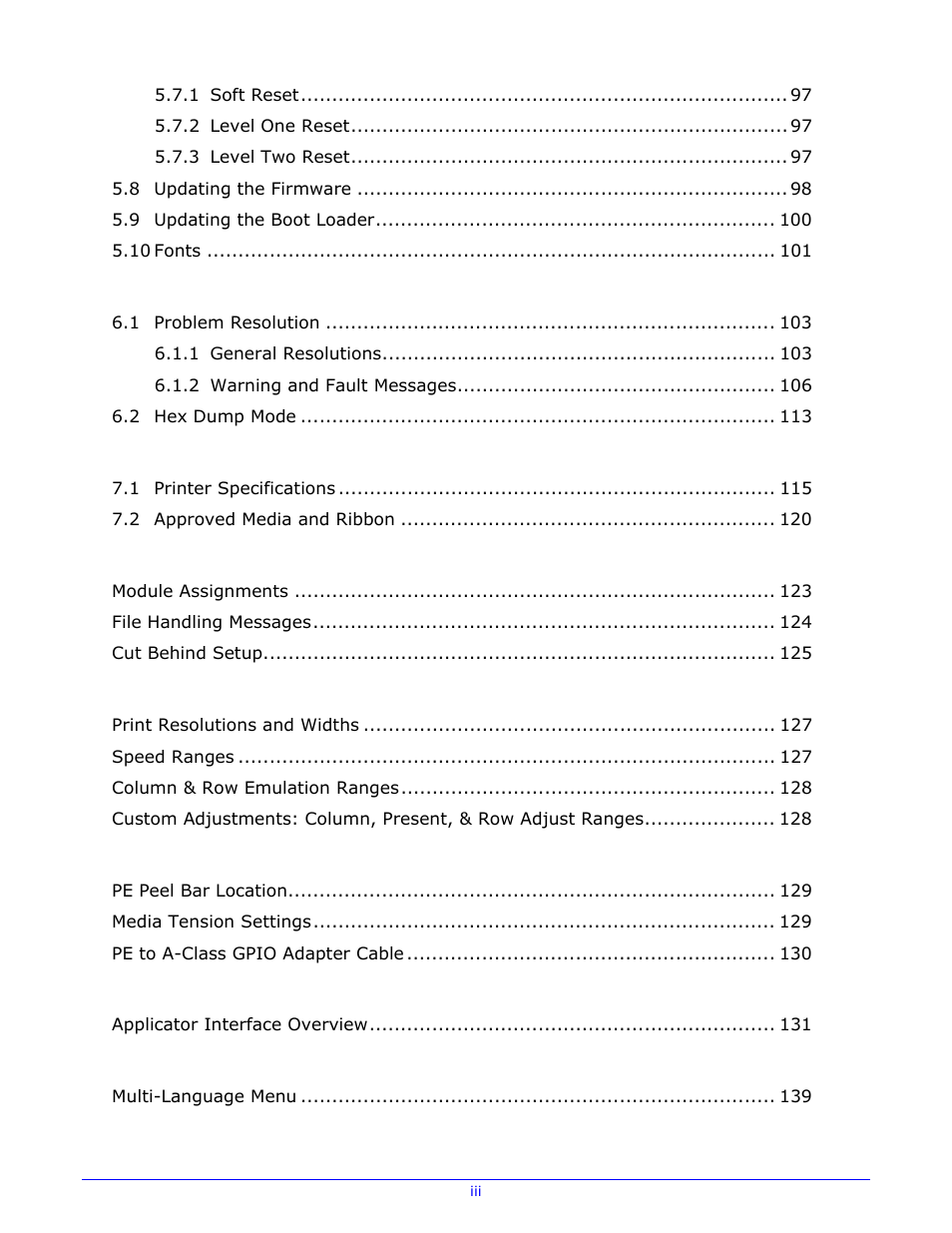 Datamax-O'Neil A-Class Mark II Operator’s Manual User Manual | Page 9 / 160