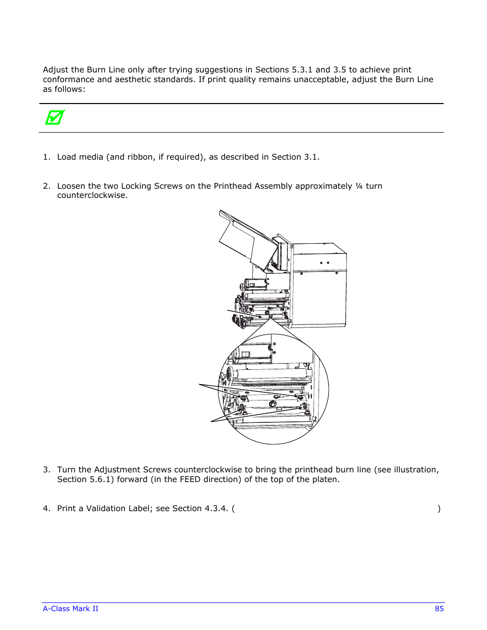 Datamax-O'Neil A-Class Mark II Operator’s Manual User Manual | Page 95 / 160