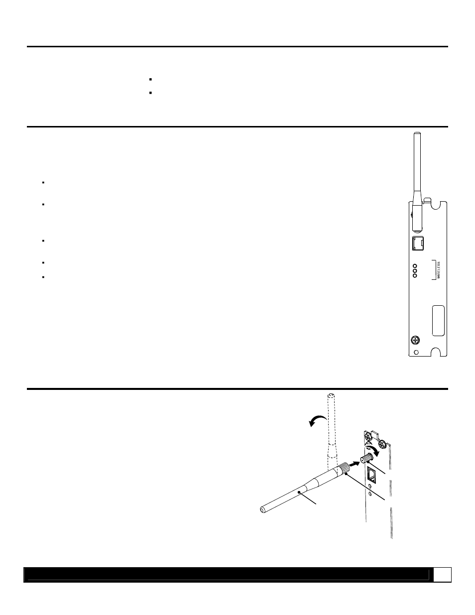 Introduction, External hardware descriptions, Installing the antenna | Datamax-O'Neil DMXrfNetIII User Manual | Page 5 / 16
