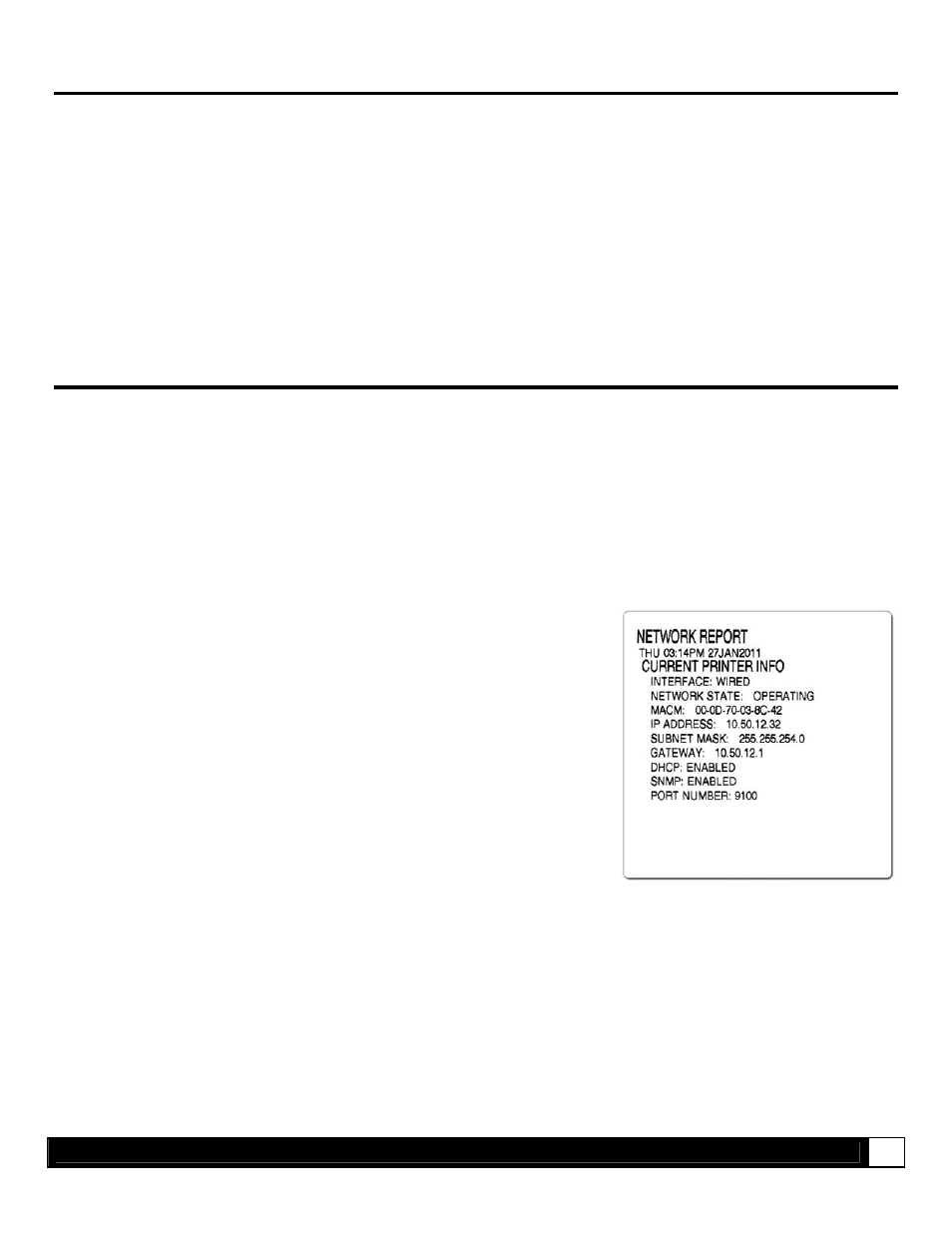 Network card reset, Network card setup | Datamax-O'Neil DMXrfNetIII User Manual | Page 6 / 16