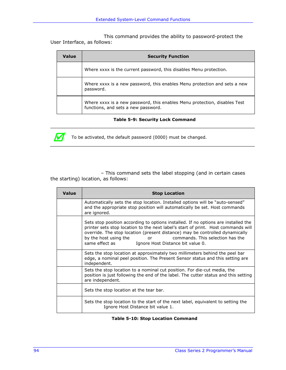 Datamax-O'Neil Class Series II Programmer’s Manual User Manual | Page 108 / 334