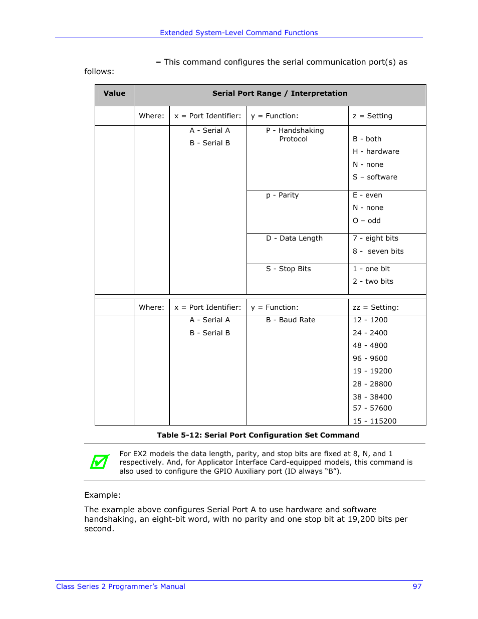 Datamax-O'Neil Class Series II Programmer’s Manual User Manual | Page 111 / 334