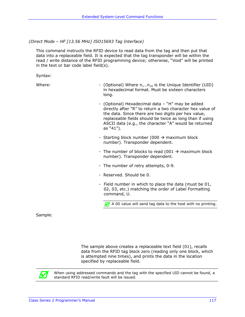 Datamax-O'Neil Class Series II Programmer’s Manual User Manual | Page 131 / 334