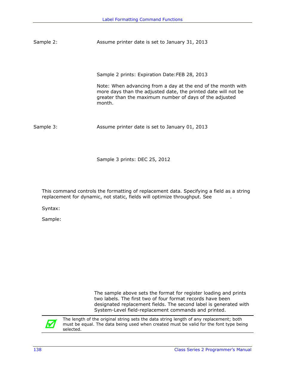 Datamax-O'Neil Class Series II Programmer’s Manual User Manual | Page 152 / 334