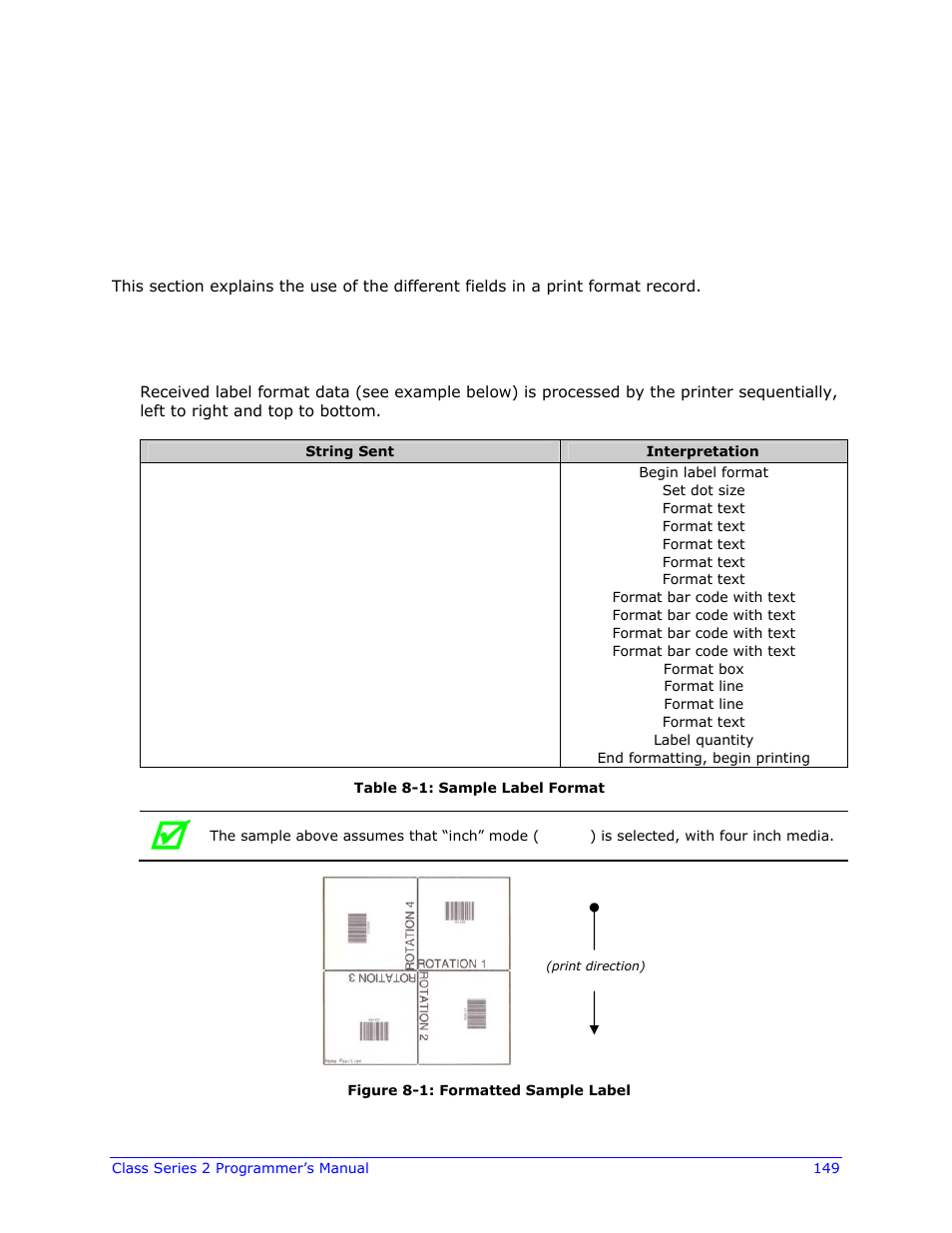 Generating label formats, Introduction | Datamax-O'Neil Class Series II Programmer’s Manual User Manual | Page 163 / 334