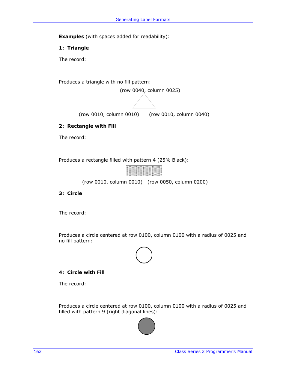 Datamax-O'Neil Class Series II Programmer’s Manual User Manual | Page 176 / 334