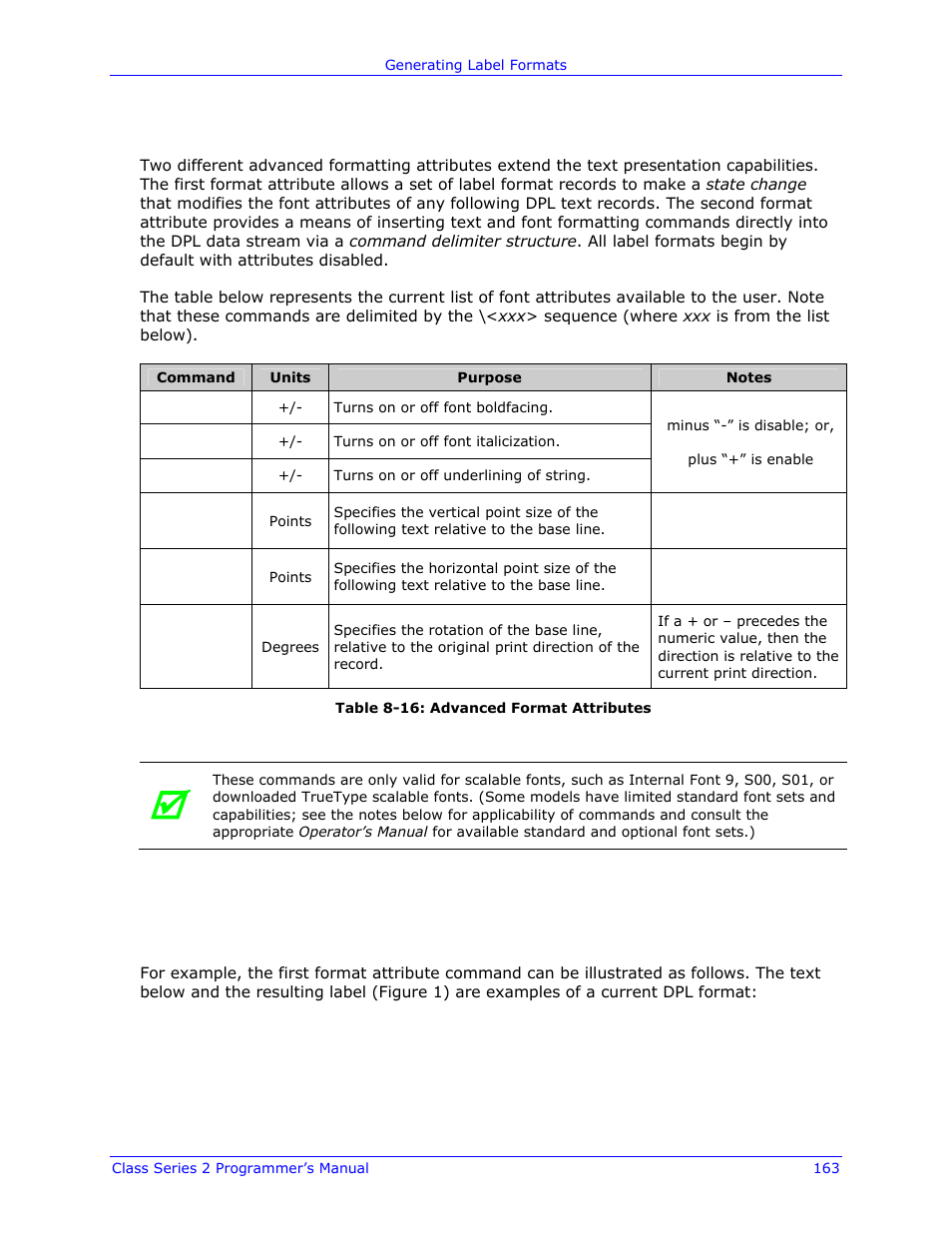 Datamax-O'Neil Class Series II Programmer’s Manual User Manual | Page 177 / 334