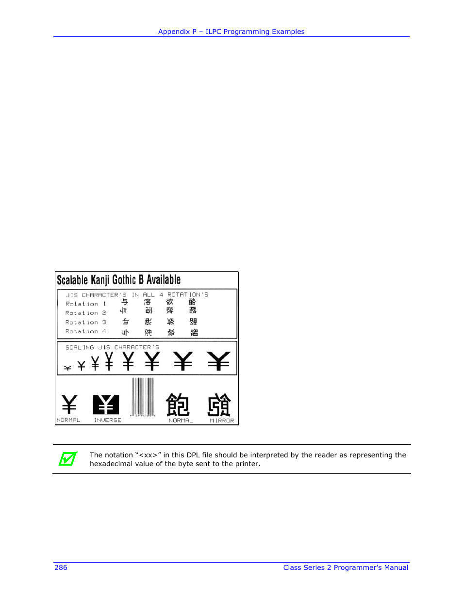 Datamax-O'Neil Class Series II Programmer’s Manual User Manual | Page 300 / 334