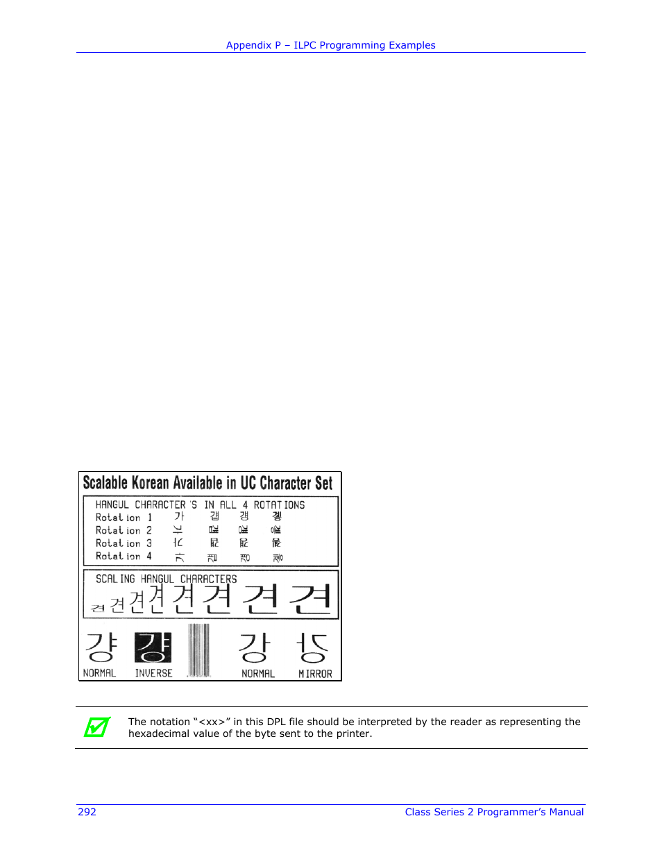 Datamax-O'Neil Class Series II Programmer’s Manual User Manual | Page 306 / 334