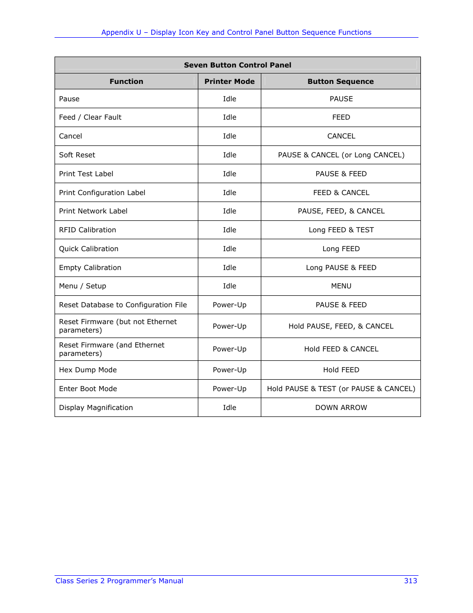 Datamax-O'Neil Class Series II Programmer’s Manual User Manual | Page 327 / 334
