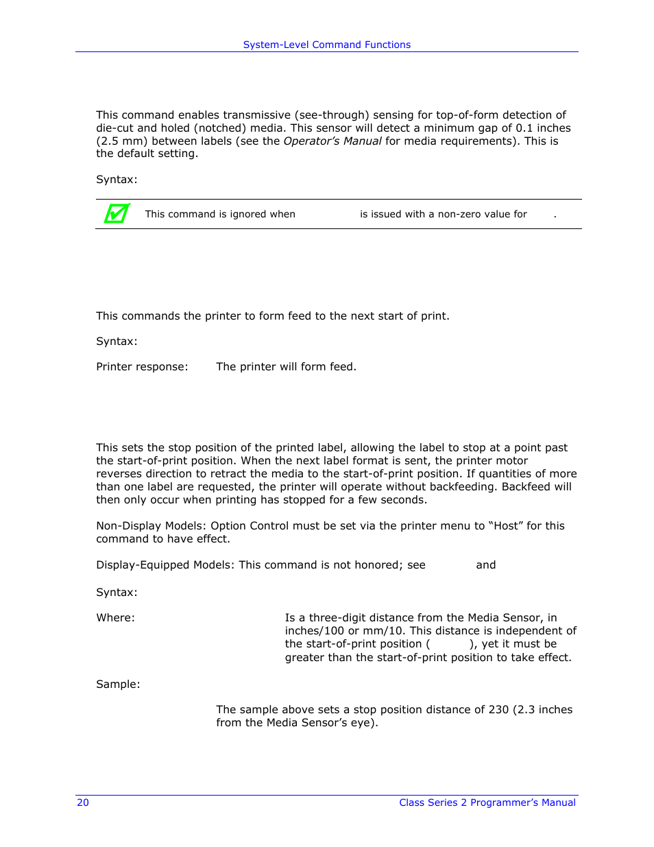 Datamax-O'Neil Class Series II Programmer’s Manual User Manual | Page 34 / 334