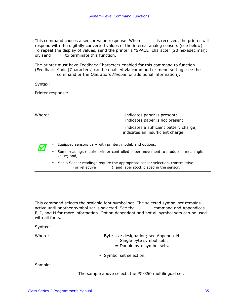 Datamax-O'Neil Class Series II Programmer’s Manual User Manual | Page 49 / 334