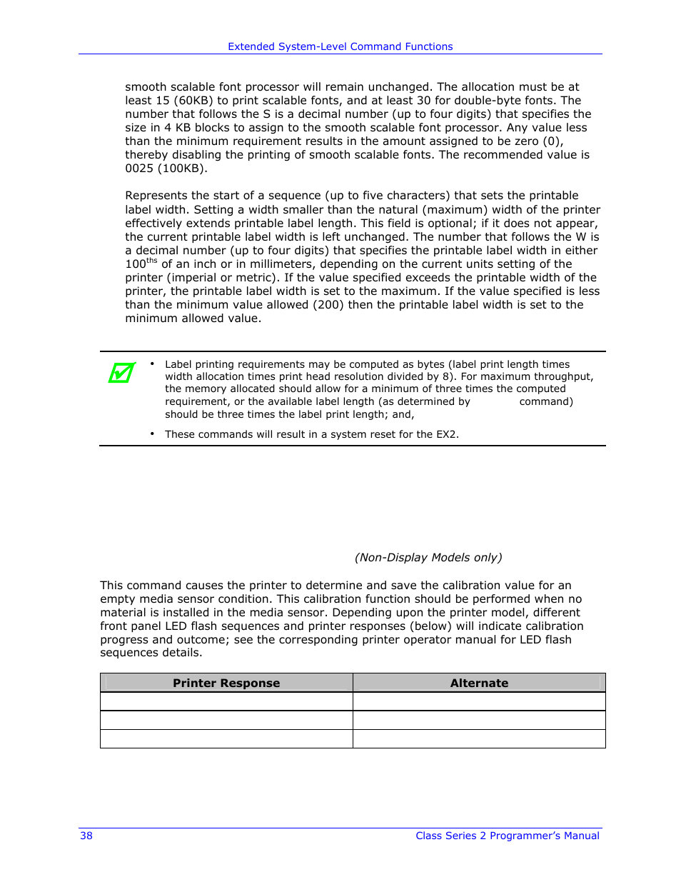 Datamax-O'Neil Class Series II Programmer’s Manual User Manual | Page 52 / 334