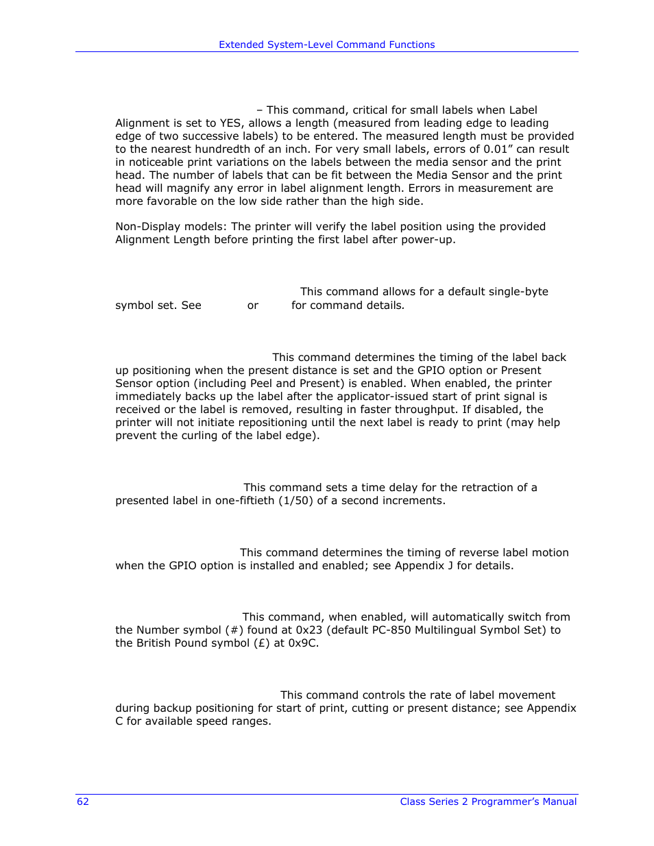 Datamax-O'Neil Class Series II Programmer’s Manual User Manual | Page 76 / 334