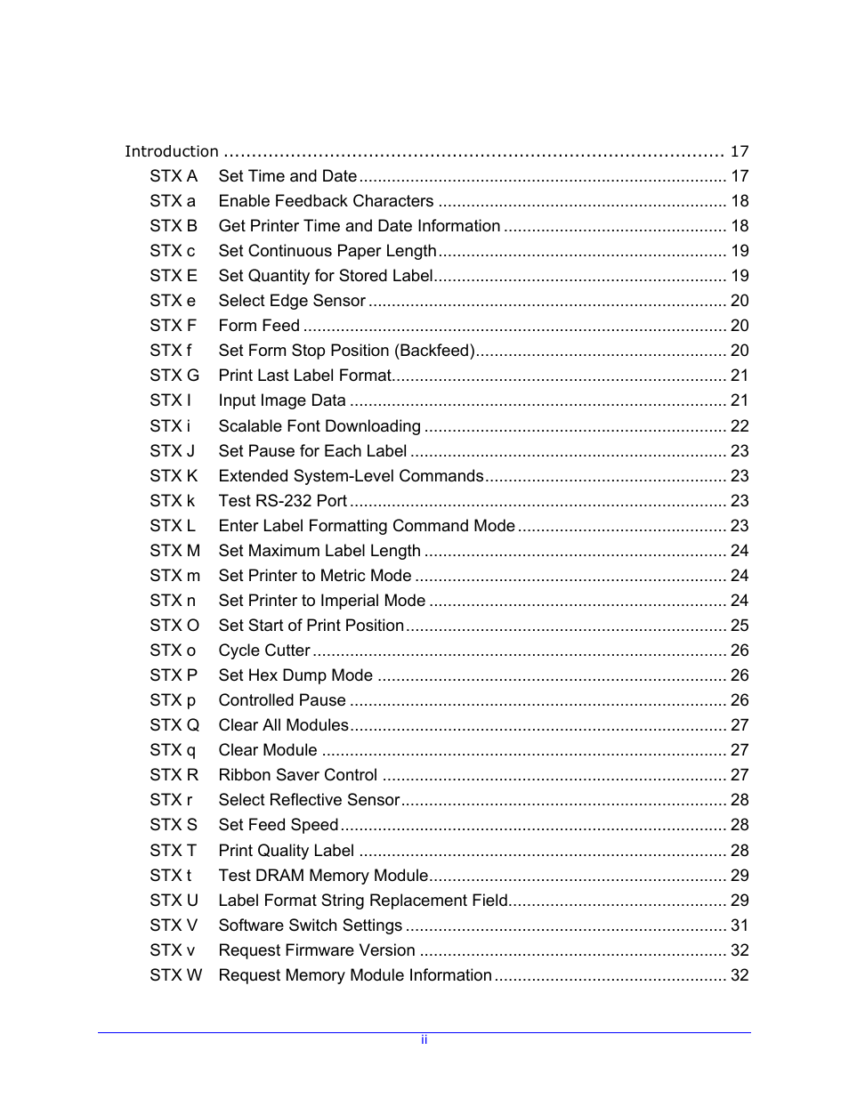 Datamax-O'Neil Class Series II Programmer’s Manual User Manual | Page 8 / 334