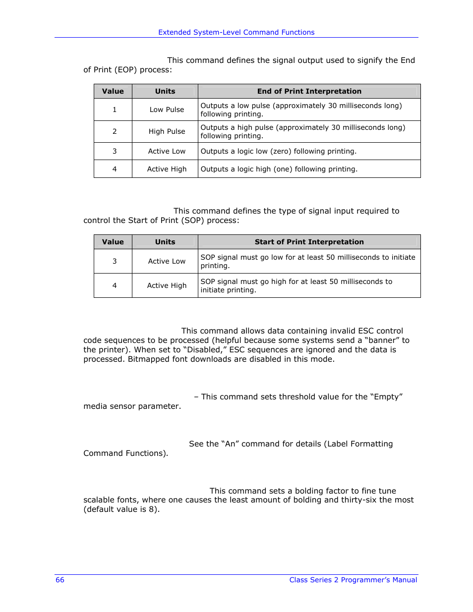 Datamax-O'Neil Class Series II Programmer’s Manual User Manual | Page 80 / 334