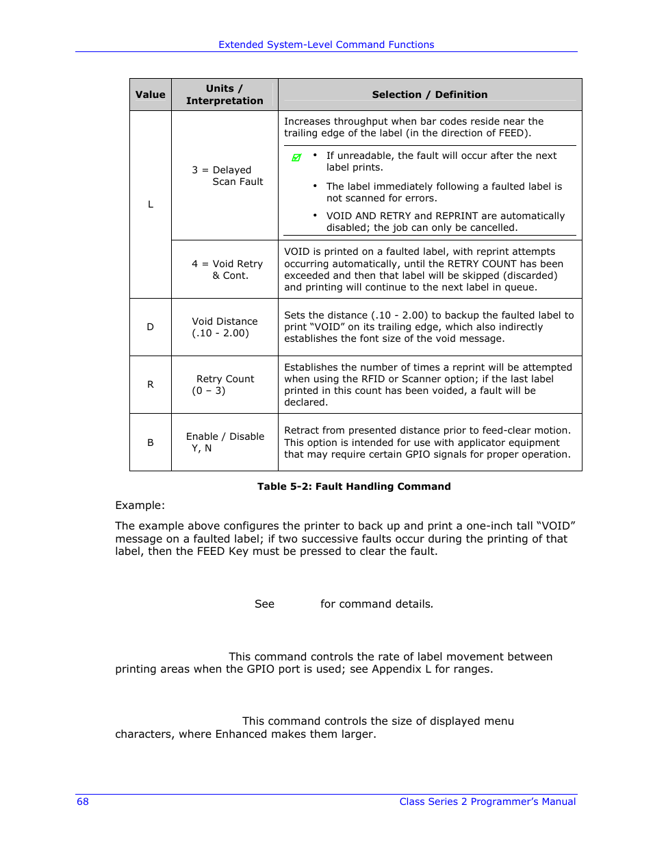 Datamax-O'Neil Class Series II Programmer’s Manual User Manual | Page 82 / 334