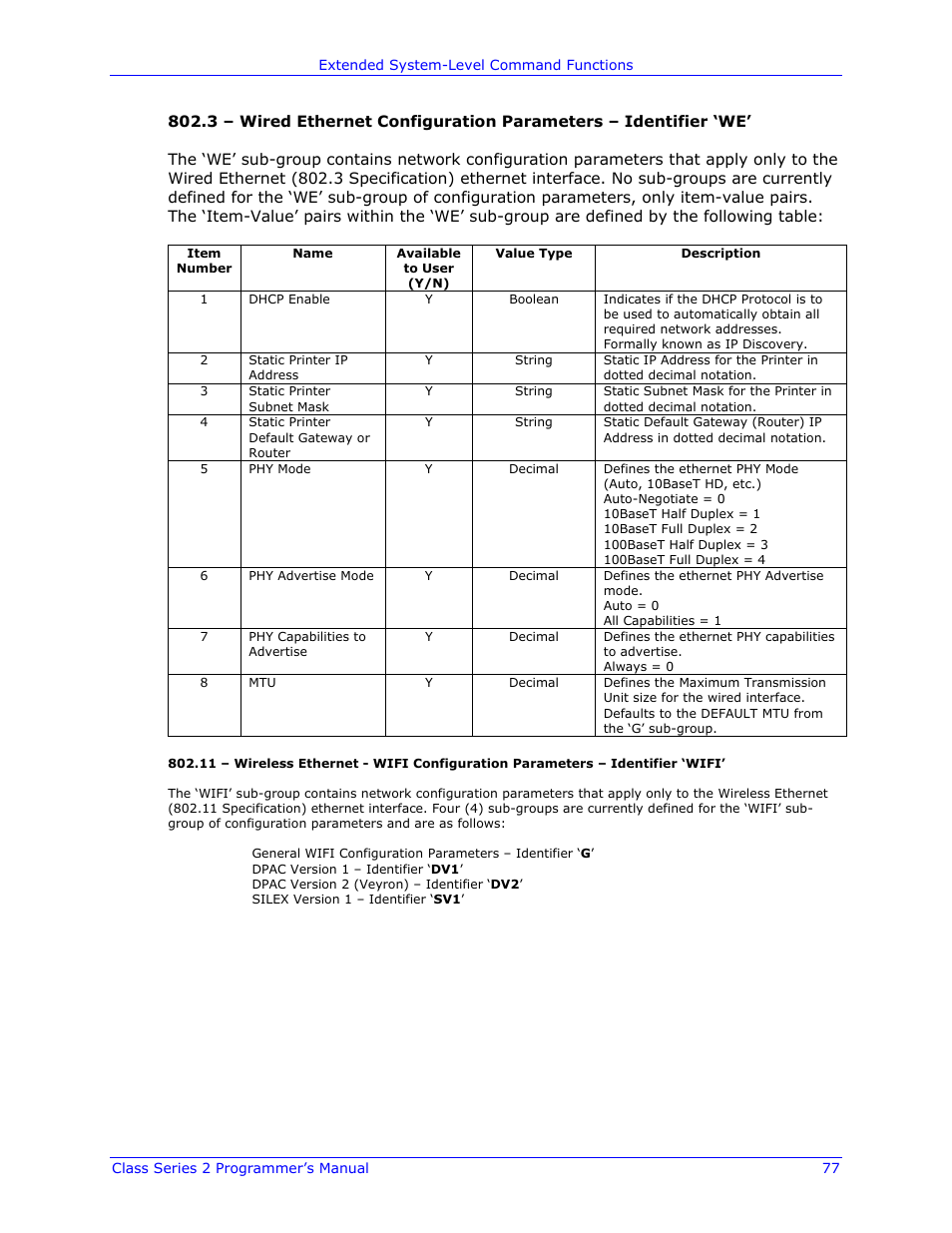 Datamax-O'Neil Class Series II Programmer’s Manual User Manual | Page 91 / 334