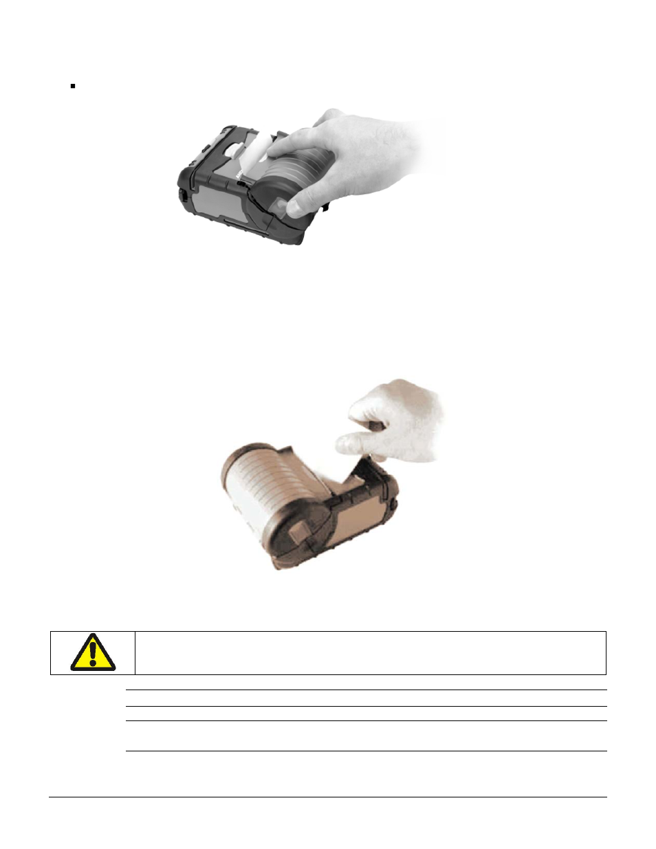 2 tearing paper | Datamax-O'Neil ANDES 3 User Guide User Manual | Page 12 / 32