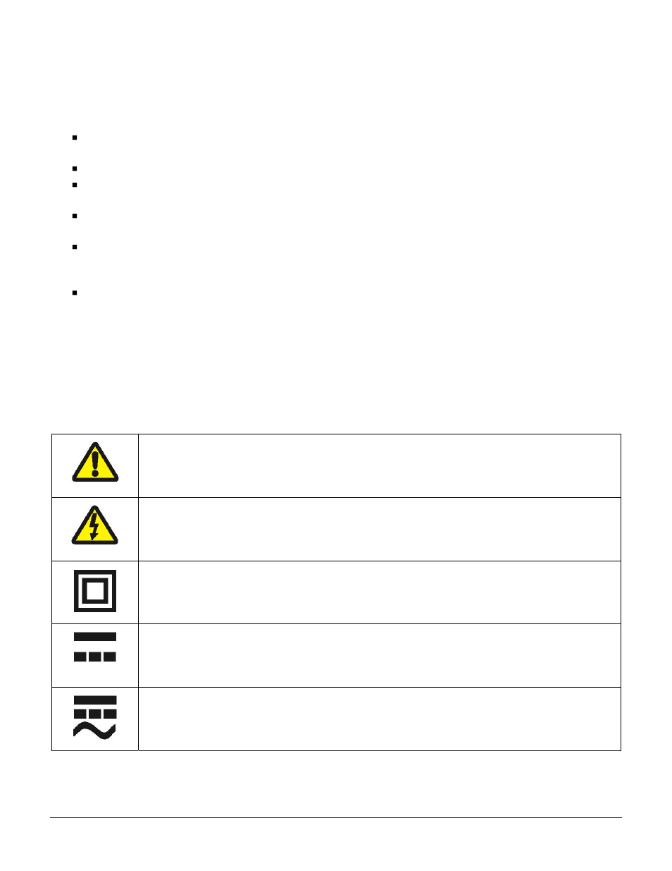 General precautions, Safety | Datamax-O'Neil ANDES 3 User Guide User Manual | Page 5 / 32