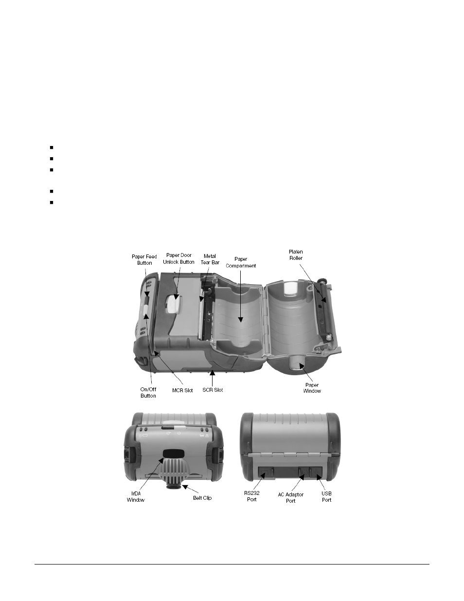 1 getting started | Datamax-O'Neil ANDES 3 User Guide User Manual | Page 6 / 32