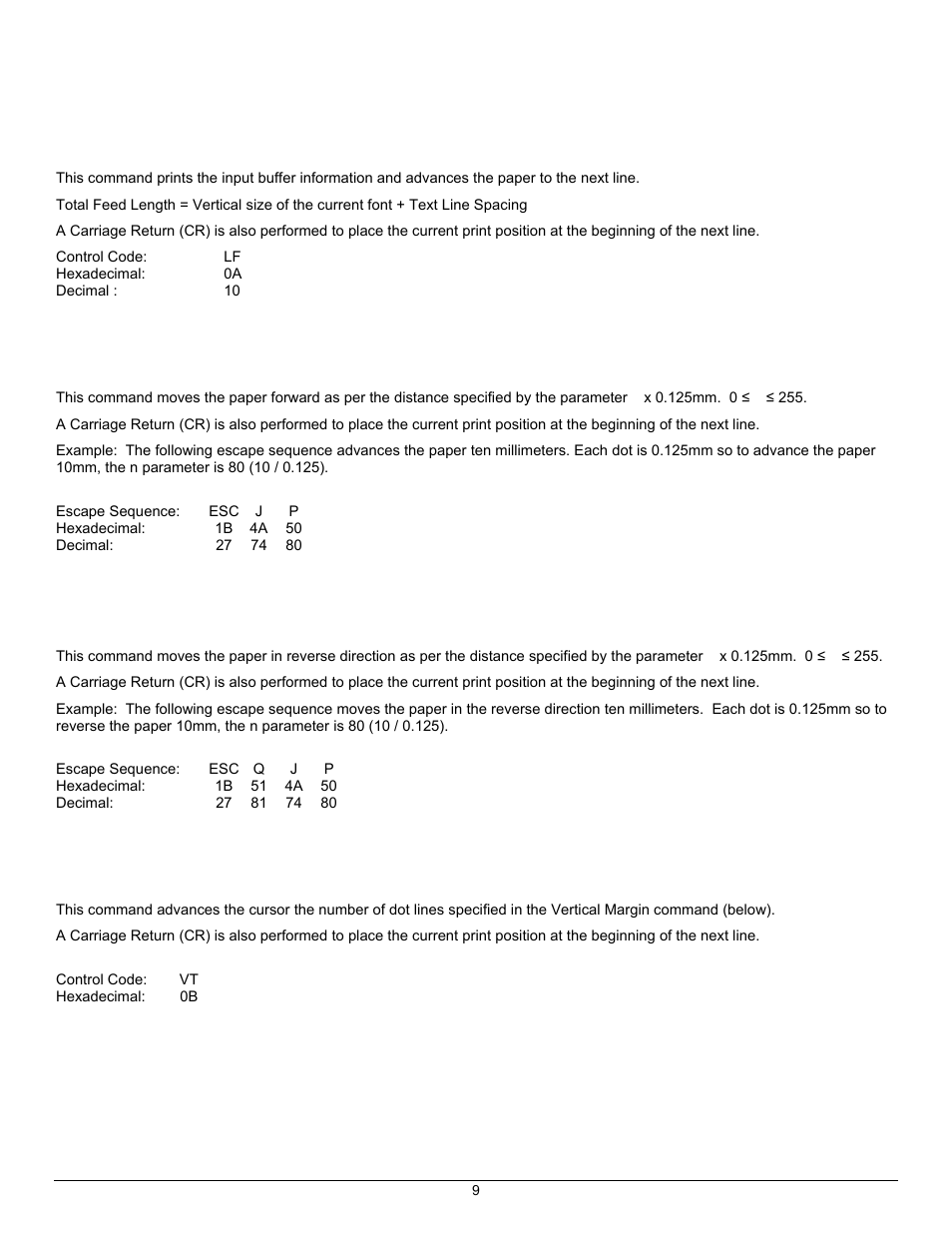 Vertical position | Datamax-O'Neil APEX Series Programmer’s Manual User Manual | Page 15 / 67
