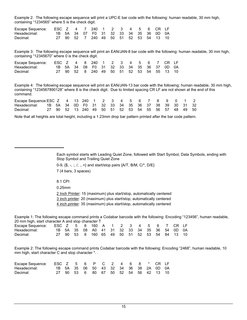 Datamax-O'Neil APEX Series Programmer’s Manual User Manual | Page 21 / 67