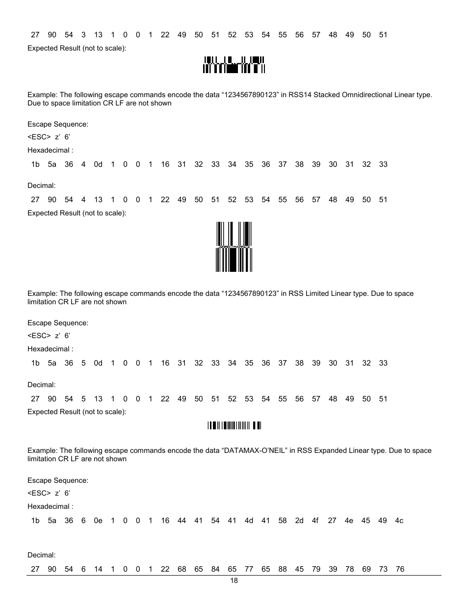 Datamax-O'Neil APEX Series Programmer’s Manual User Manual | Page 24 / 67