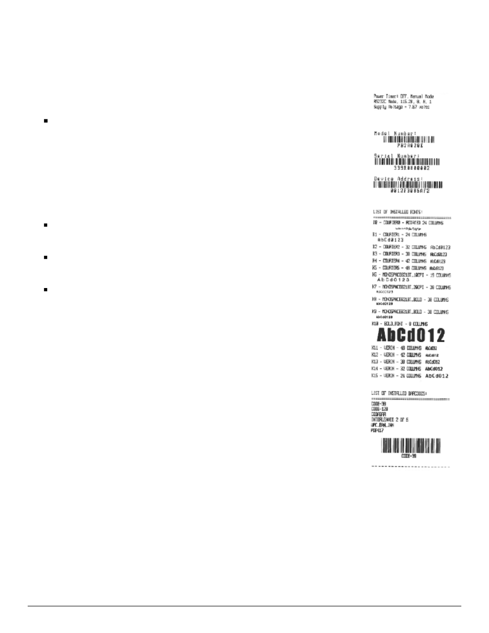 3 using the printer, 1 initial power-up and self-test | Datamax-O'Neil APEX 2 User Guide User Manual | Page 13 / 28