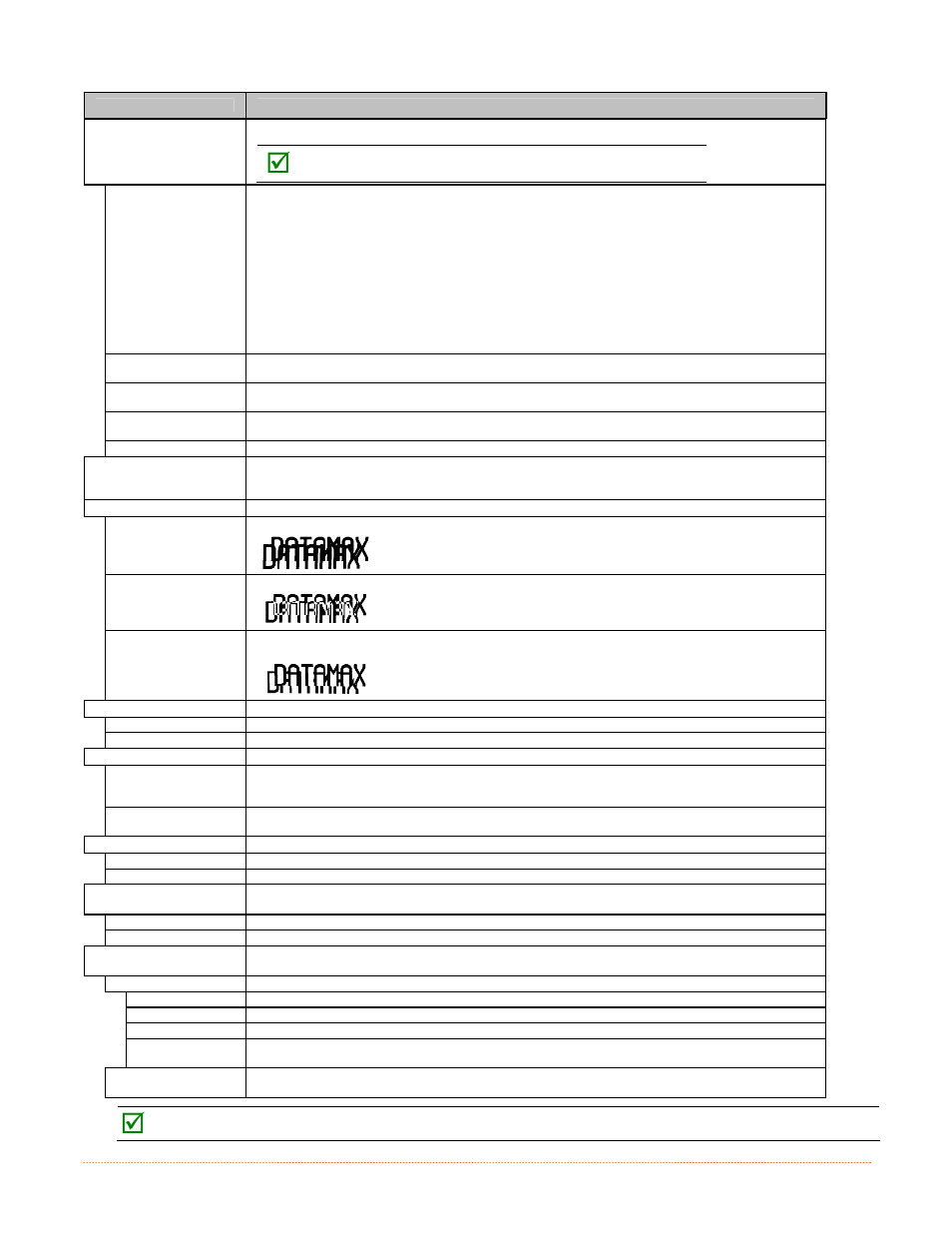Chapter 4 – menu system 43 | Datamax-O'Neil E-Class Mark III Operator’s Manual User Manual | Page 49 / 90