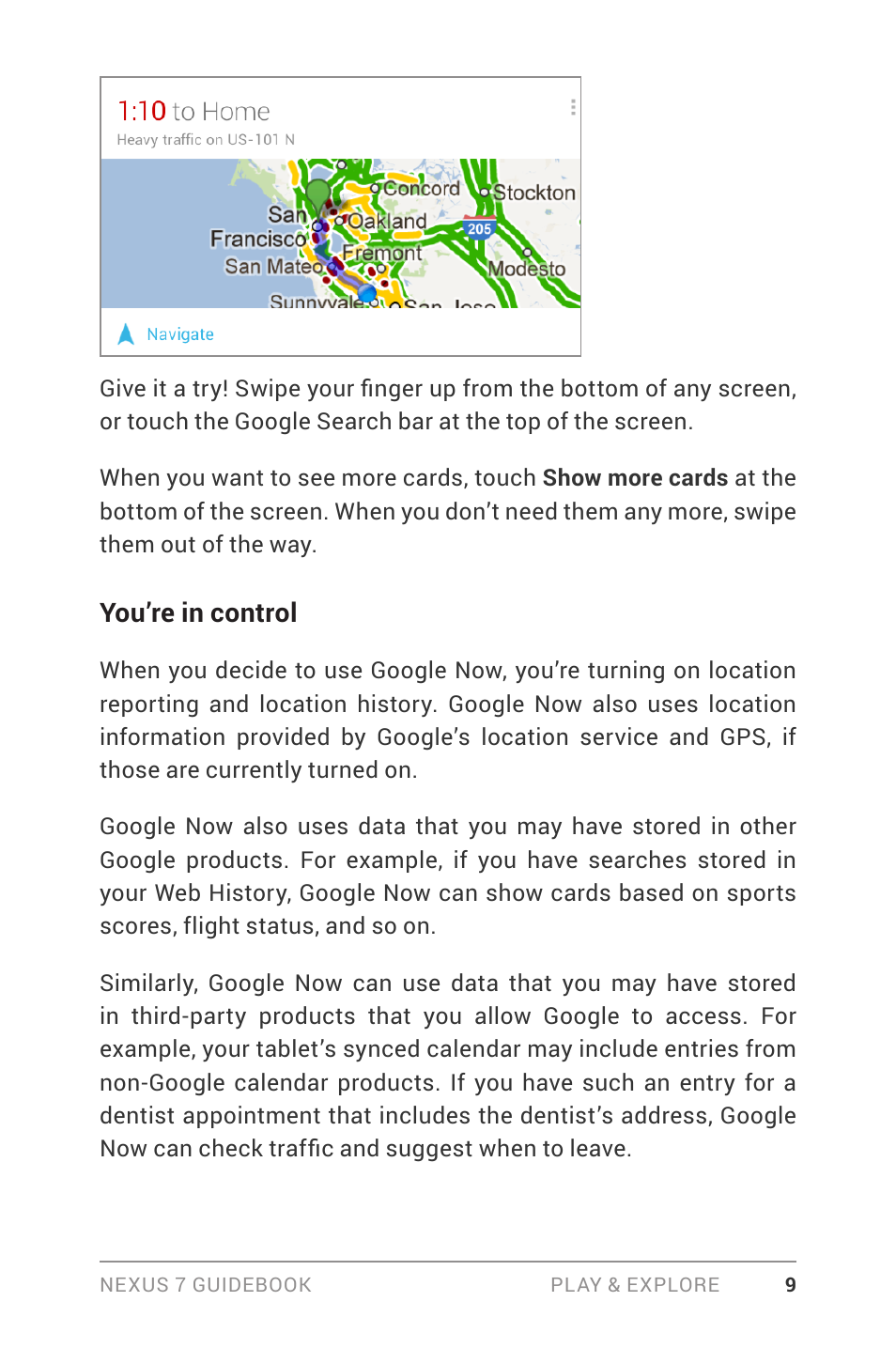 You’re in control | Asus Nexus 7 User Manual | Page 15 / 106