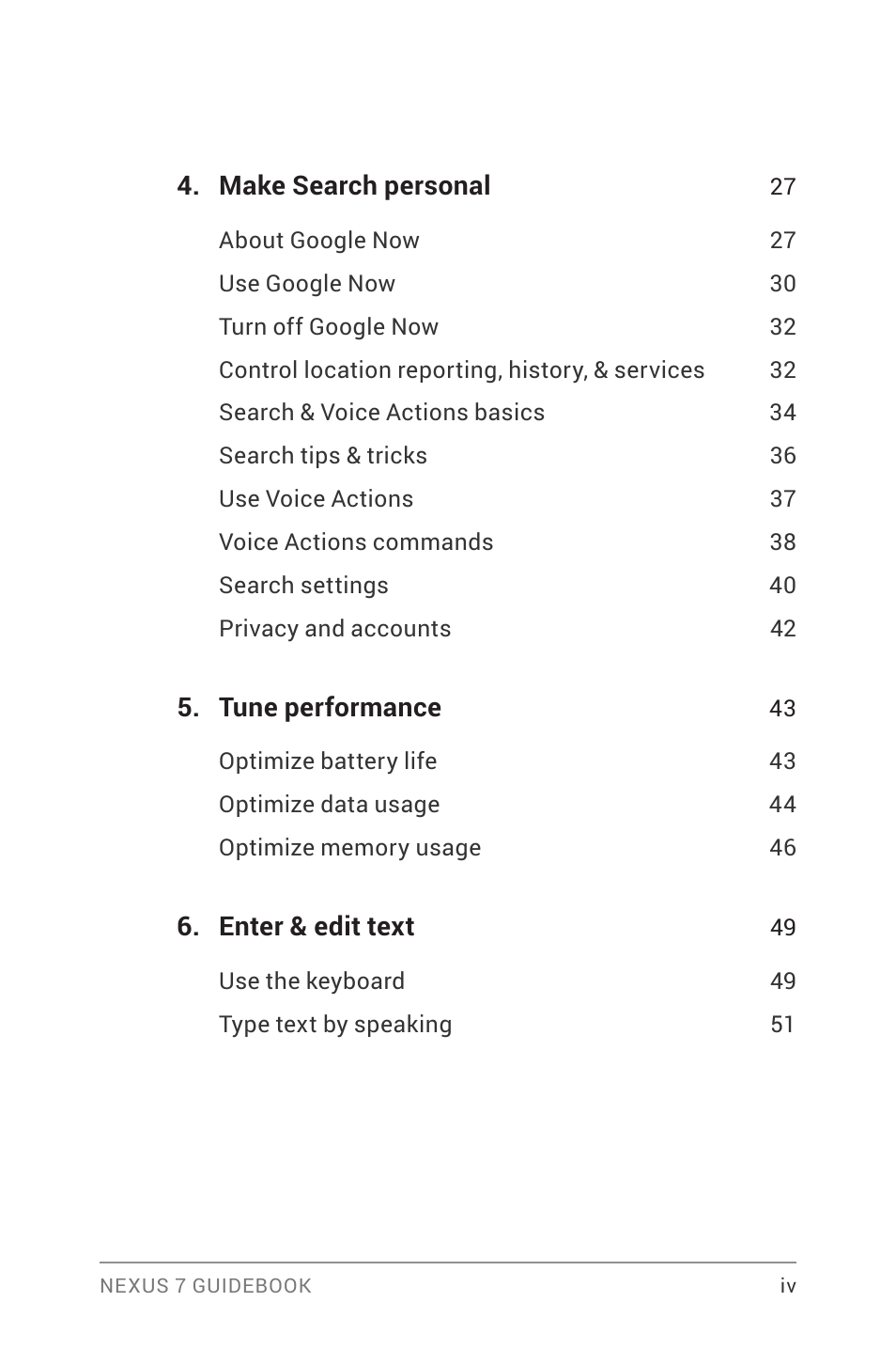 Asus Nexus 7 User Manual | Page 4 / 106