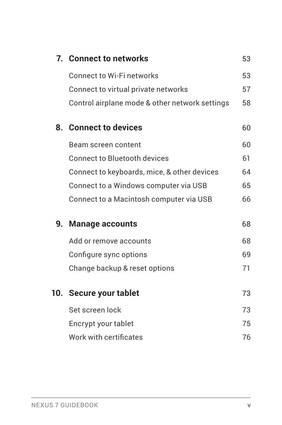 Asus Nexus 7 User Manual | Page 5 / 106