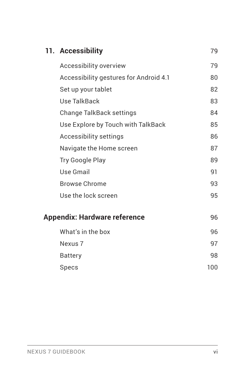 Asus Nexus 7 User Manual | Page 6 / 106