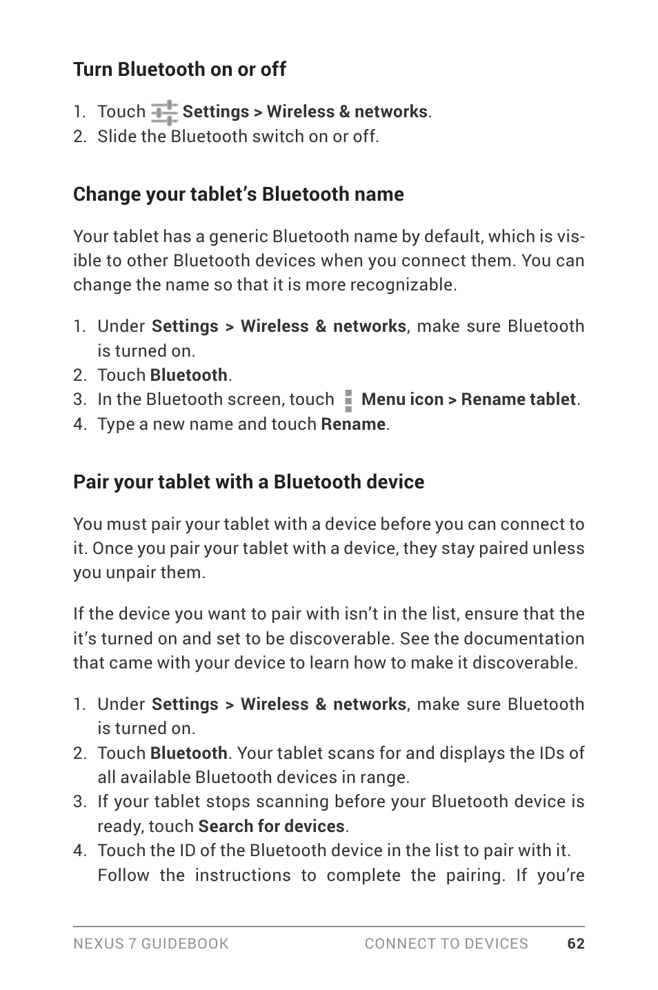 Asus Nexus 7 User Manual | Page 68 / 106