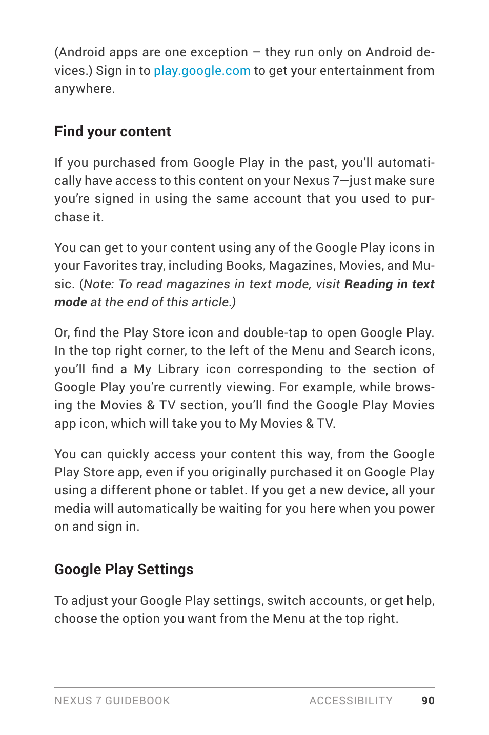 Asus Nexus 7 User Manual | Page 96 / 106