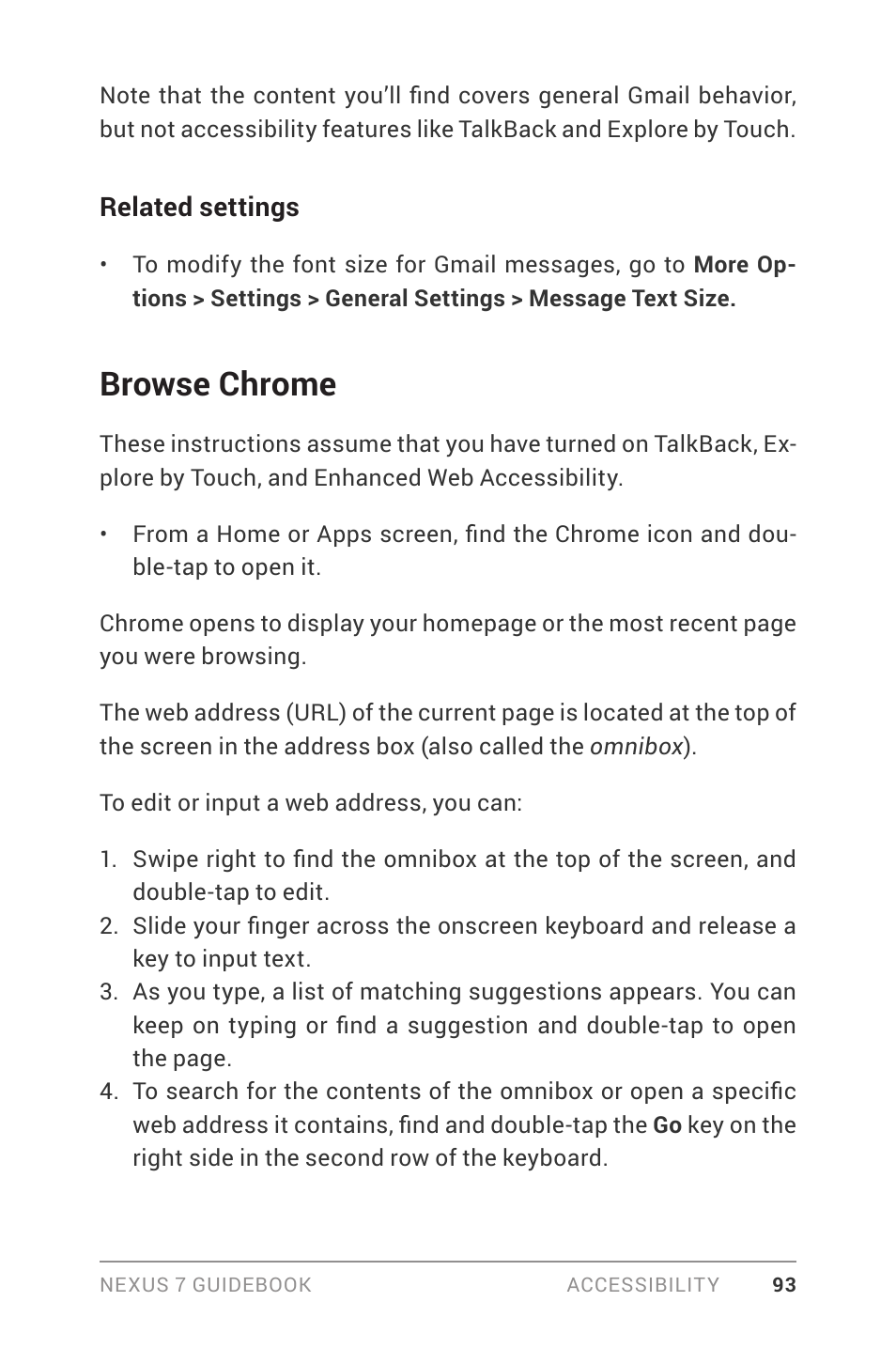 Browse chrome | Asus Nexus 7 User Manual | Page 99 / 106