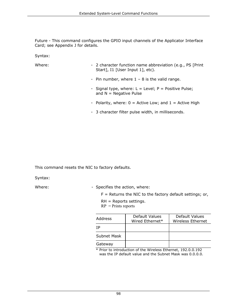 Datamax-O'Neil DPL Programmer’s Manual User Manual | Page 106 / 296