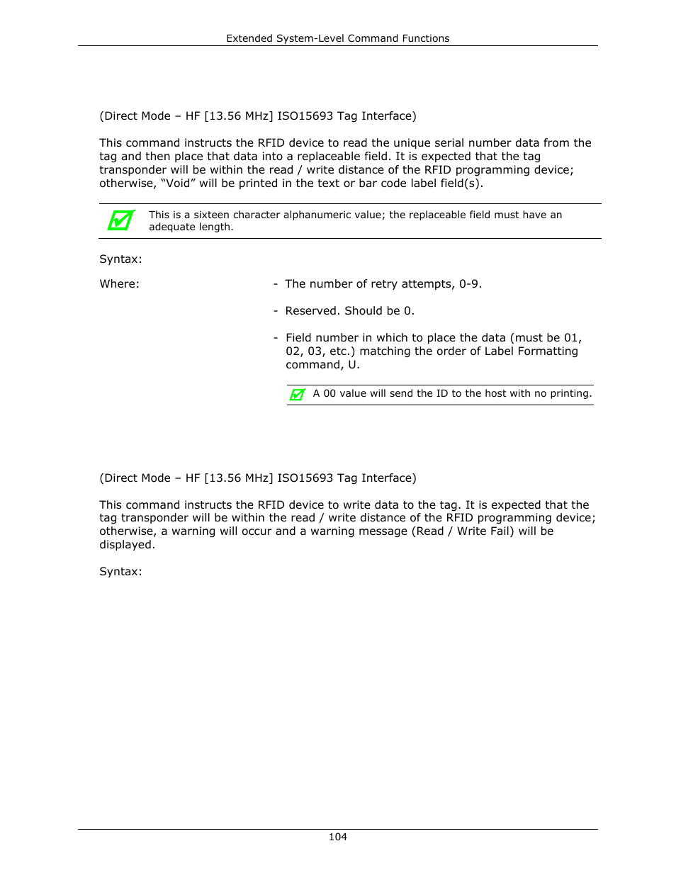 Datamax-O'Neil DPL Programmer’s Manual User Manual | Page 112 / 296