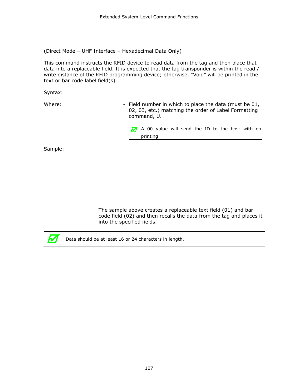 Datamax-O'Neil DPL Programmer’s Manual User Manual | Page 115 / 296