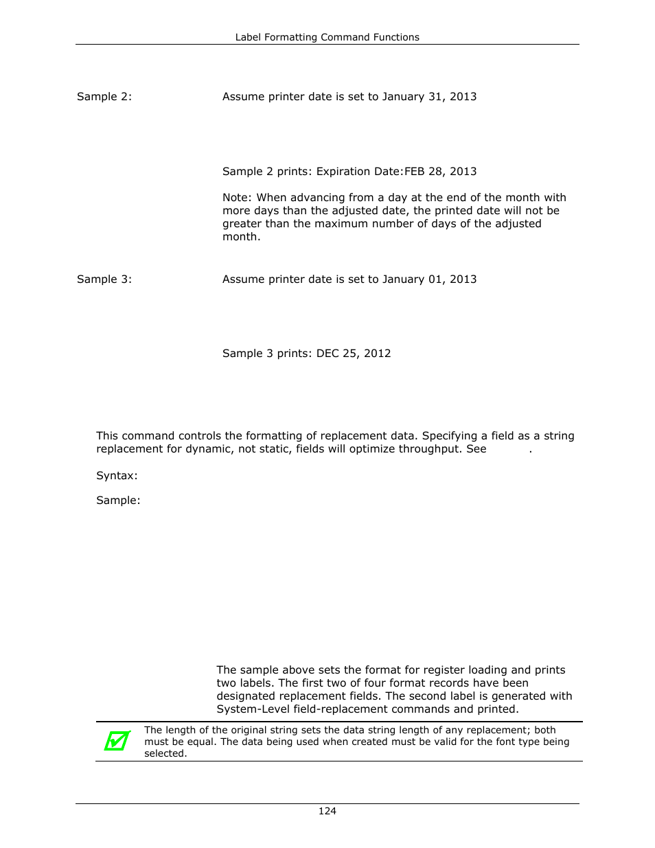 Datamax-O'Neil DPL Programmer’s Manual User Manual | Page 132 / 296