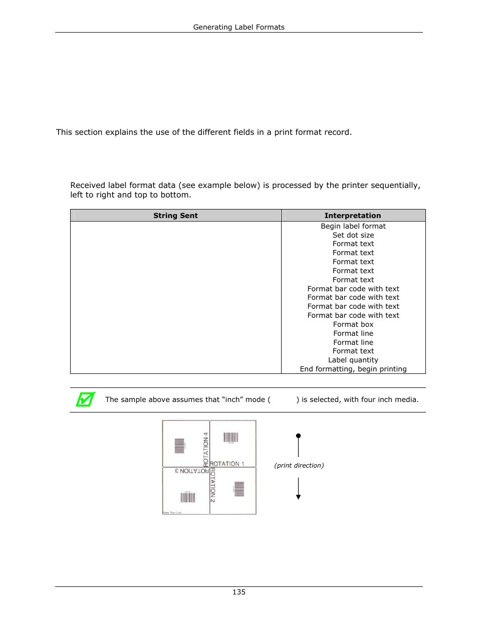 8 generating label formats | Datamax-O'Neil DPL Programmer’s Manual User Manual | Page 143 / 296
