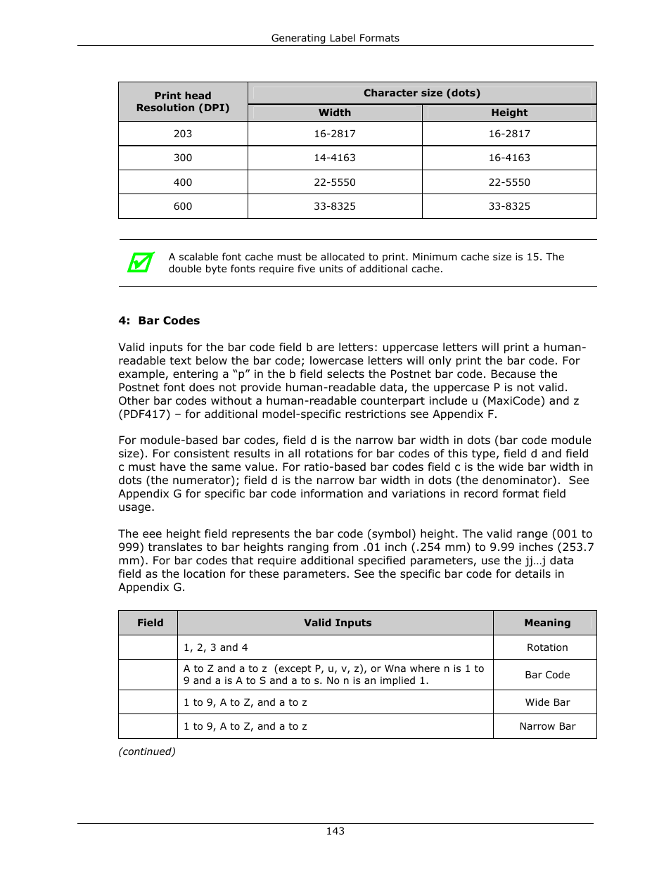 Datamax-O'Neil DPL Programmer’s Manual User Manual | Page 151 / 296