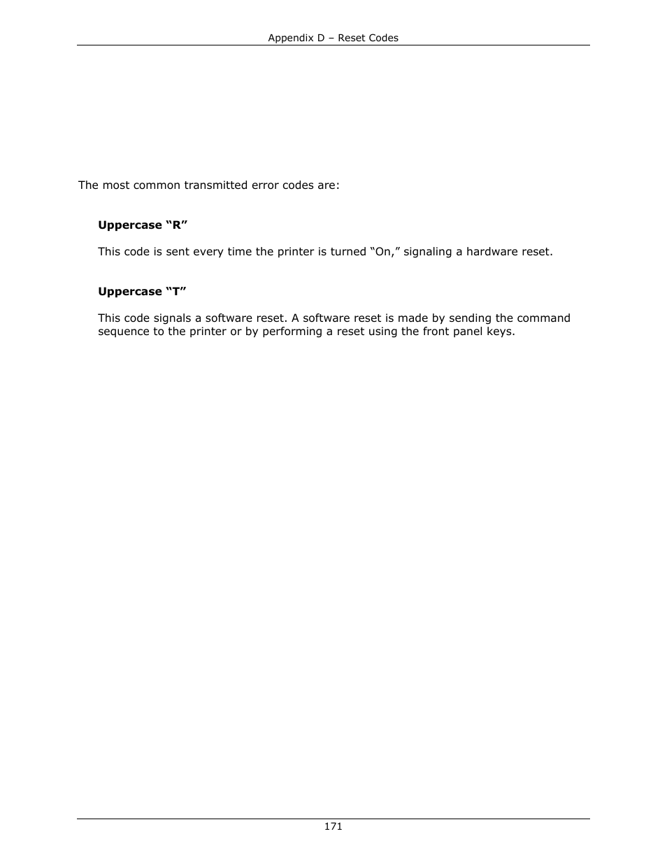 Appendix d | Datamax-O'Neil DPL Programmer’s Manual User Manual | Page 179 / 296